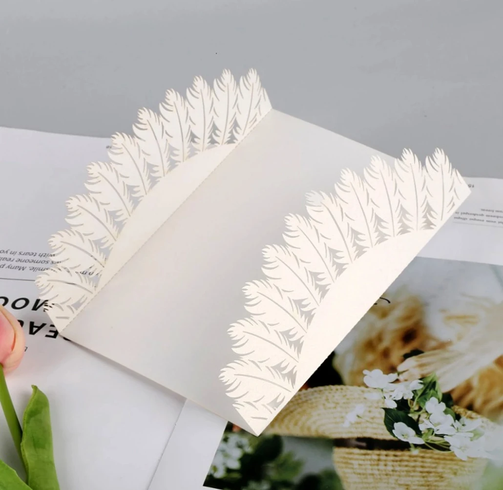 5 шт лазерная резка свадебные пригласительные открытки кружева Элегантная открытка с лентой конверты украшения для свадебной вечеринки
