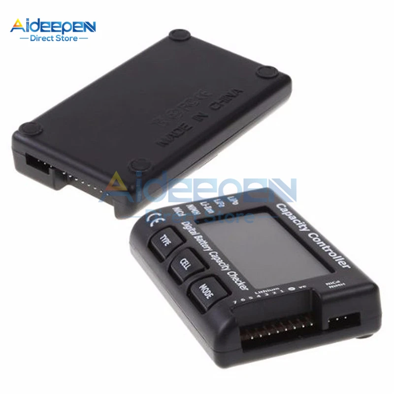 RC CellMeter 7Bit Rilevatore di capacità della batteria digitale per LiFe Litio Li-Ion Nichel Idrossido Cadmio Litio Polym - Image 2