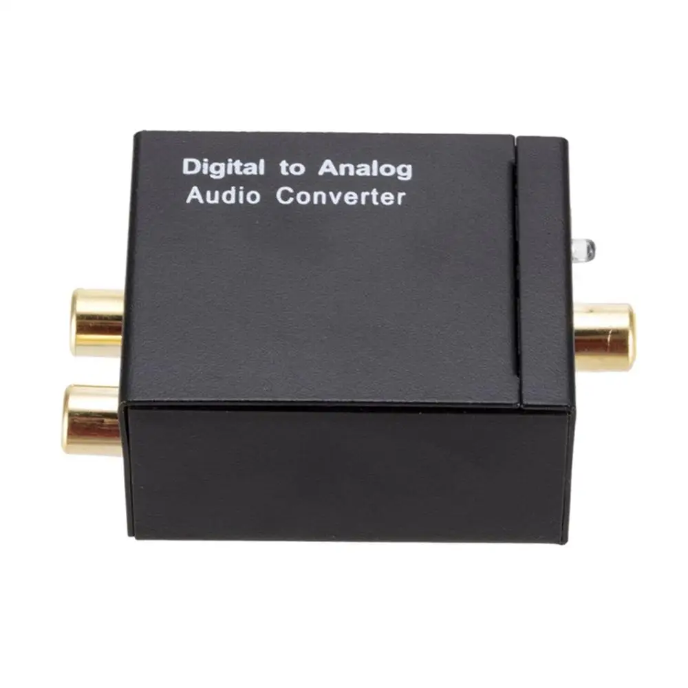 Цифро-аналоговый цифровой аудио-аналоговый аудио коаксиальное оптоволокно-аналоговый R/L волоконно-аналоговый R/L конвертер