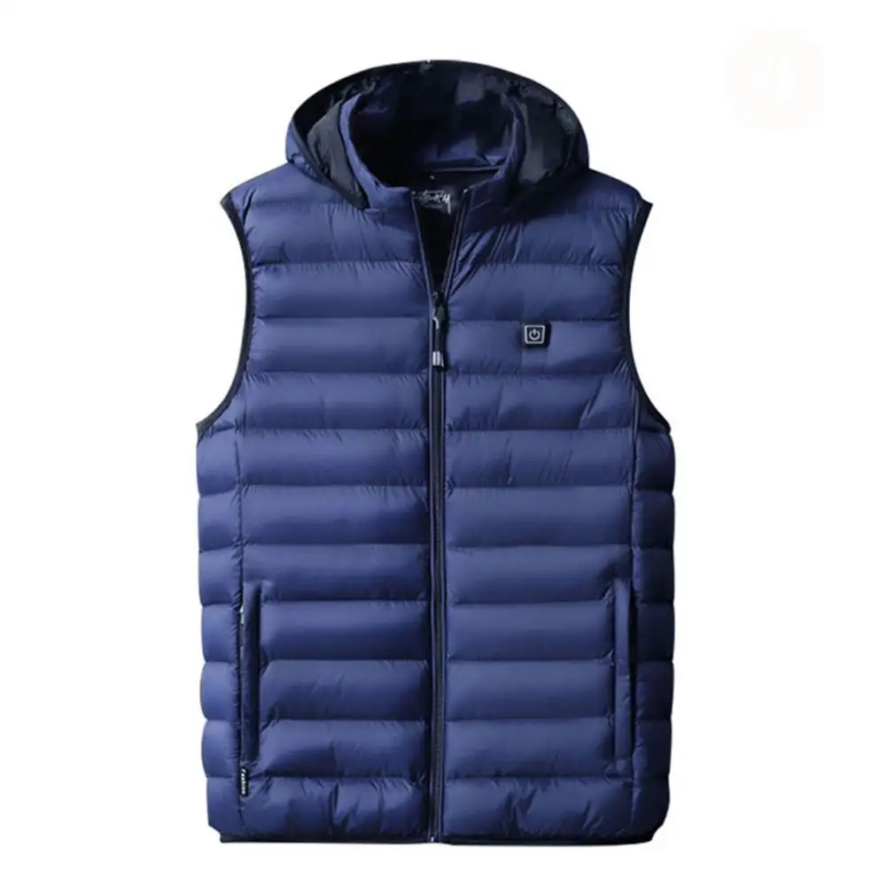 

Men's Electric Heated Vest Rechargeable Lightweight Waistcoat Heating Warm Clothes for Autumn Winter