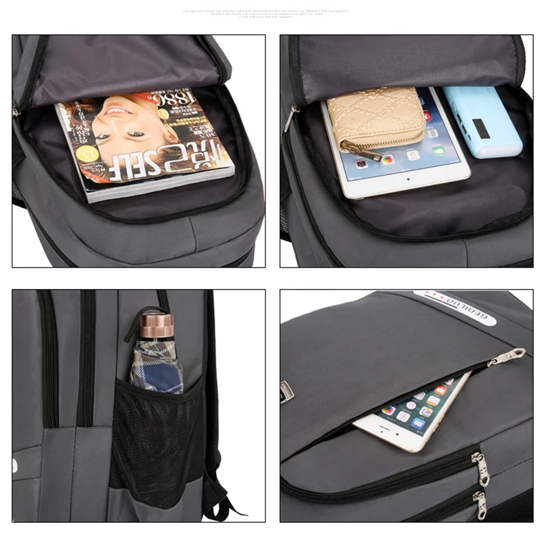 Модный рюкзак 2020 мужской для ноутбука Mochilas мужские водонепроницаемые школьные