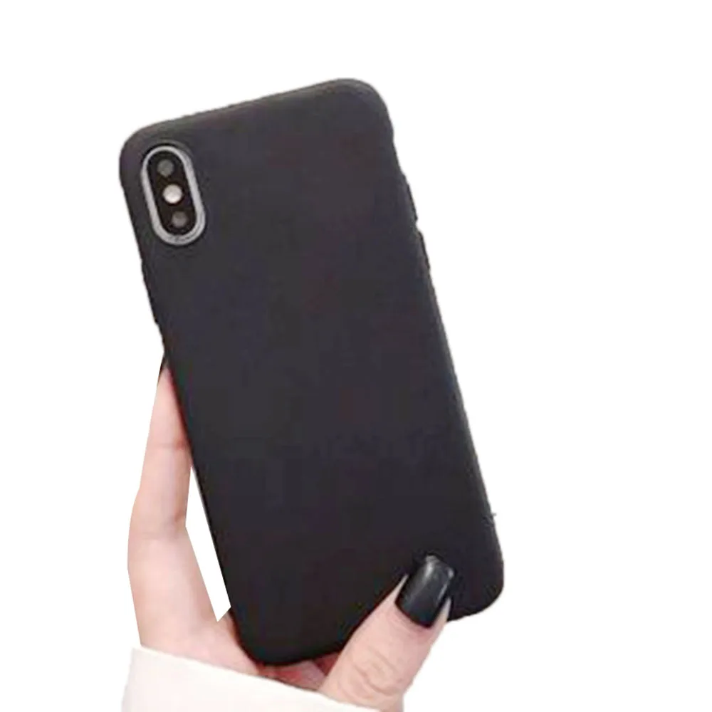 

Candy Color Case for iphone 6 7 8 plus Smart Soft Silicon Cases For iphone X XR XS MAX phone case