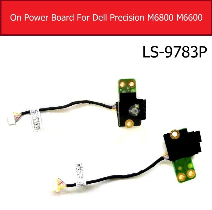 Оригинальная плата включения/выключения питания и громкости для Dell Precision M6800 M6600