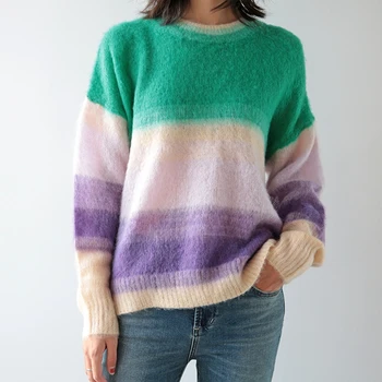 

woman long sleeve knitted sweaters 2020