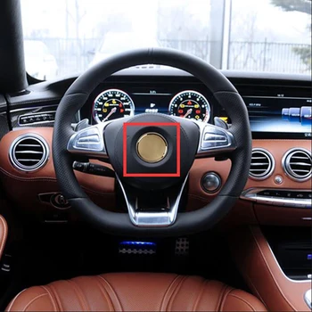 

52/57mm Car Styling Steering Wheel Center Star Emblem ABS Decoration Logo Sticker for Mercedes Benz AMG Apple Tree GLC GLE