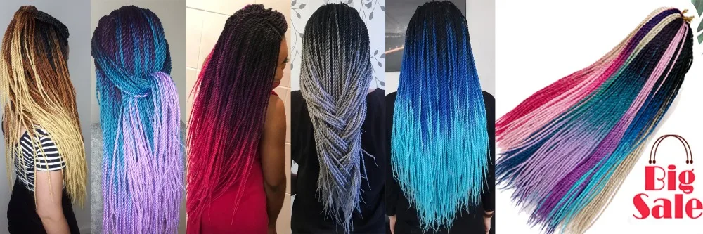 Ombre Senegalese Twist Hair 1920x640