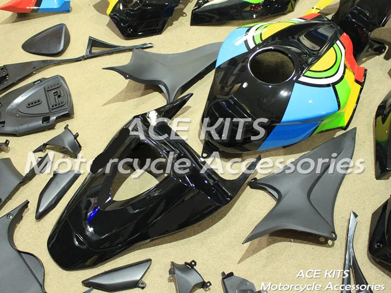 ACE наборы ABS инъекции обтекатели комплект Подходит для HONDA CBR600RR F5 2009 2010 2012 CBR600RR F5 09 12 черный желтый D15