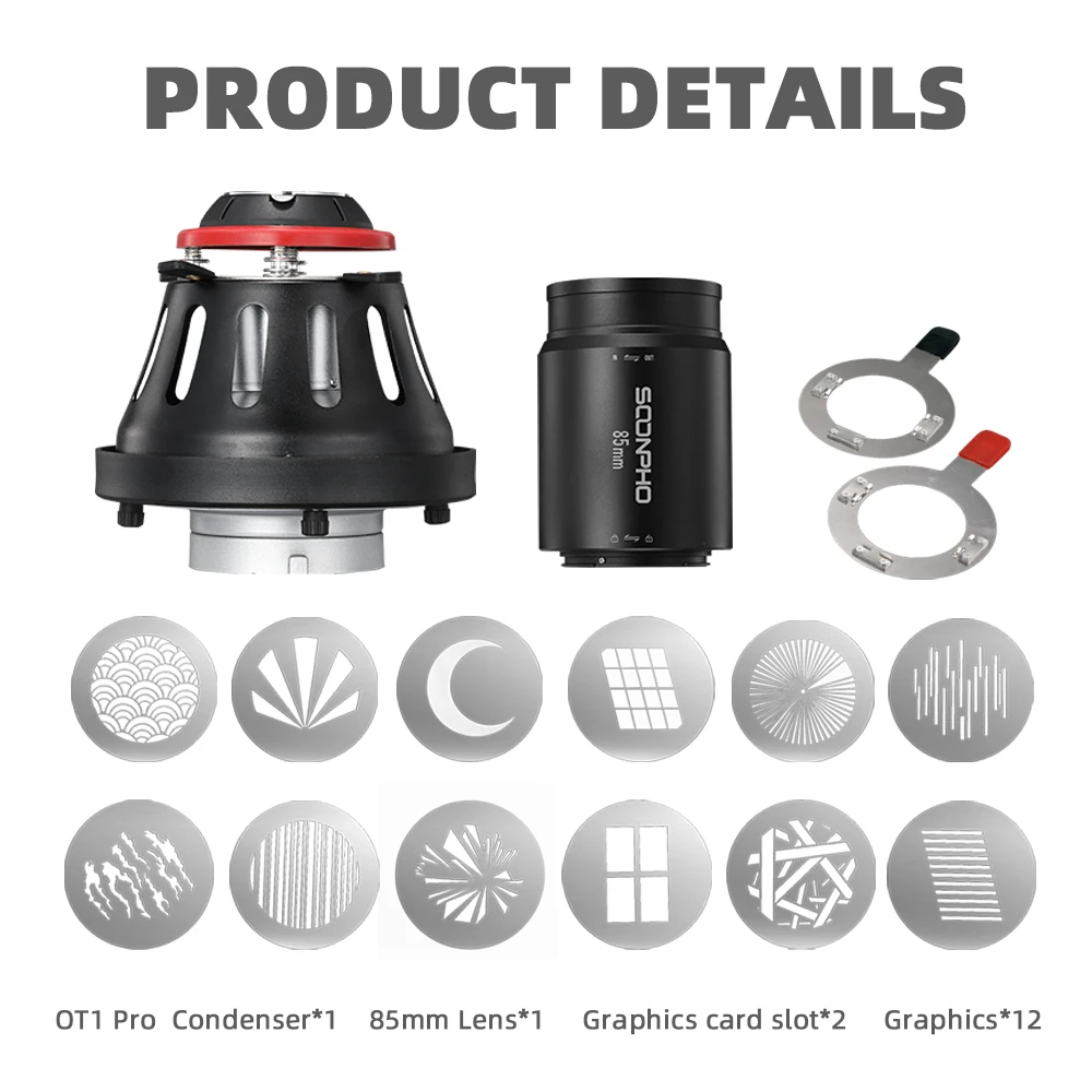 OT1 PRO II Focalize Conical Snoots Photo Optical