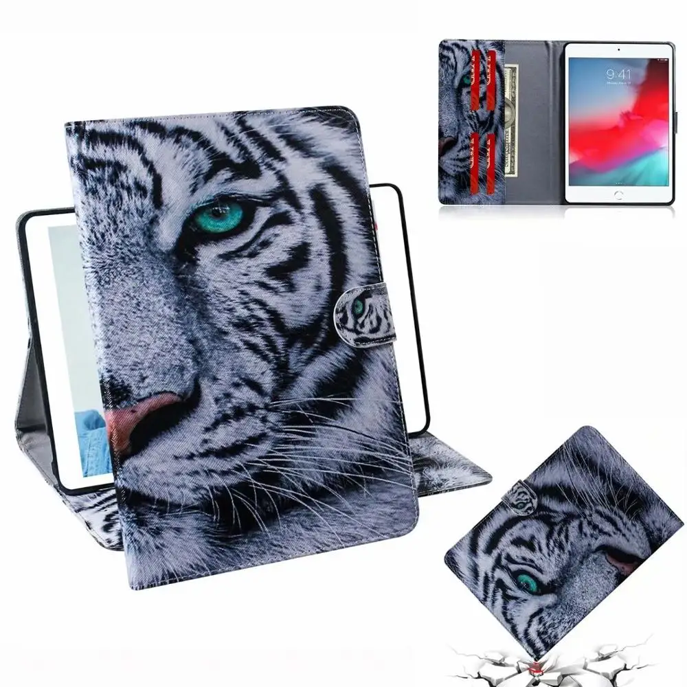 Чехол для планшета Apple IPad Mini 1 2 3 4 5 7 9 дюйма Модный Цветной чехол-подставка из