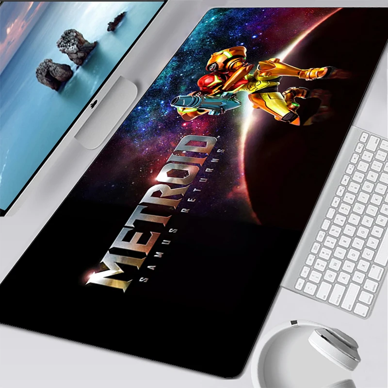 

Metroid Mousepad 900x400x2mm Present Computer Mouse Mat Gamer Gamepad Pc Customized Gaming Mousemat Desk Pad Office Padmouse