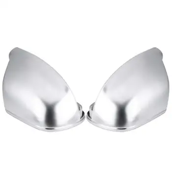 

For Audi Q5 2009-2015 Q7 2009-20171 Pair Matte Chrome ABS Rearview Mirror Shell Cover Side View Protection Cap Wing Mirror Cover