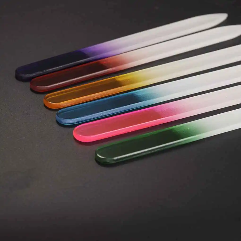 

6pcs/set Nail File Crystal Polishing File Glass Nail Art Manicure File for Women Girl Professional Polishing