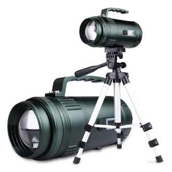 

Super Bright T6 60W 4 Color Flashlight Searchlight USB Rechargeable Portable Outdoor Emergency Light Work Light Fishing Light