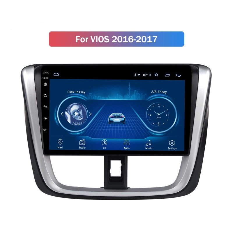 Навигационная машина все в одном для Toyota Vios 16-17 бортовой GPs-навигатор