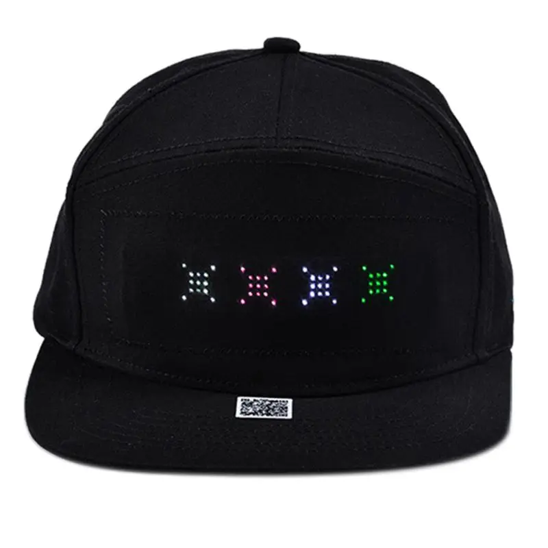 Birthday Rally Concert Baseball Hat Casquette Led Hat Text Men Women Bluetooth Hats Caps Controlled by Phone for Party 