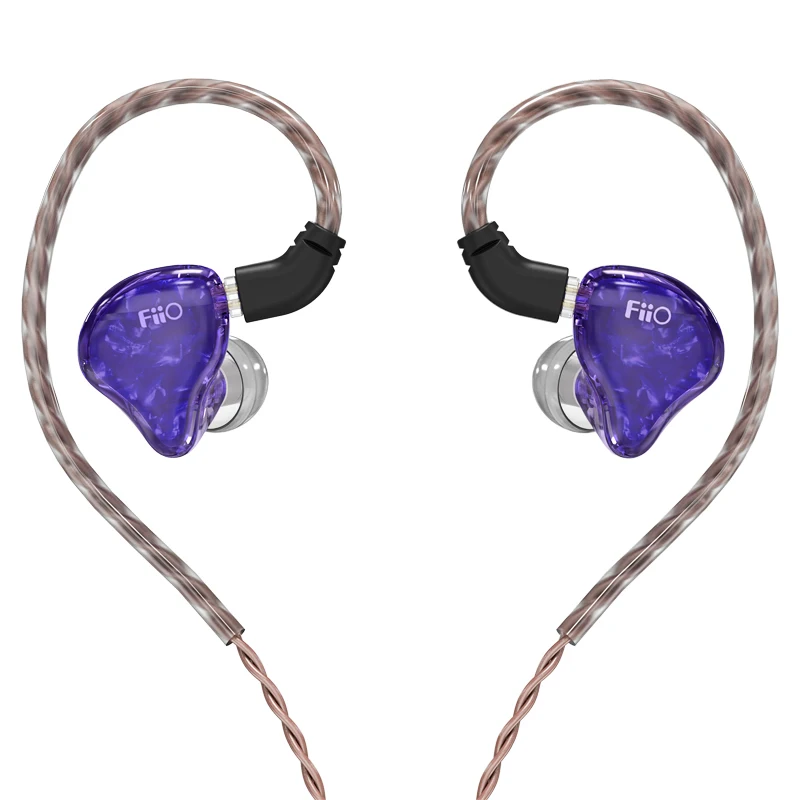 Skup FiiO FH1s radio hifi 1BA (Knowles) + 1 dynamiczne hybrydowe słuchawki IEM z 0.78 2 pinami odłączane kable z głęboki bas hifi