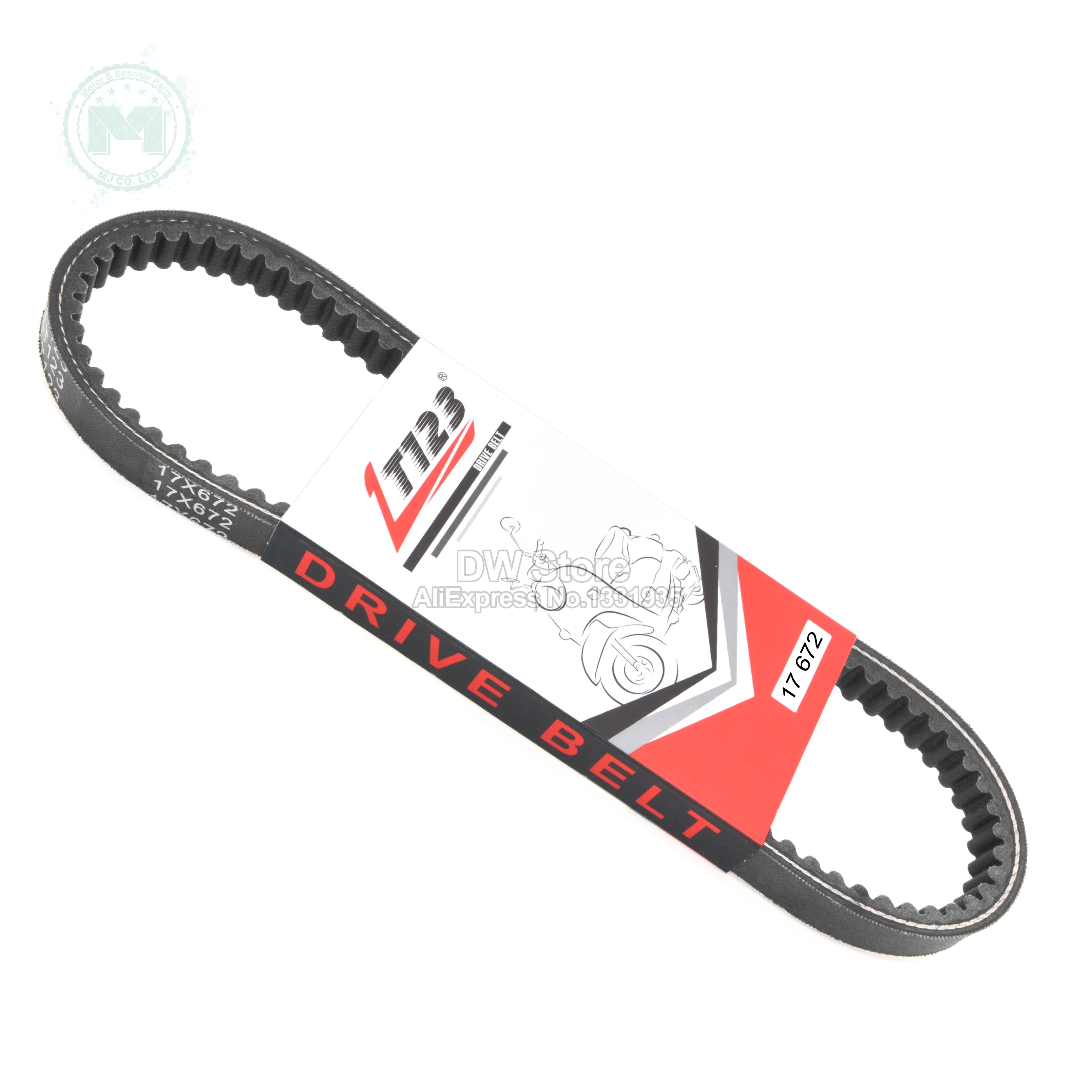 LT123 672 17 Мотоцикл Скутер мопед высокое качество резиновый приводной ремень |