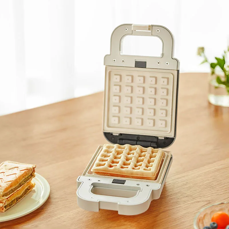 600W Electric Sandwich Maker Waffle Maker Toaster Baking Multifunctional Breakfast Machine Toast Pressure Pancake 220V