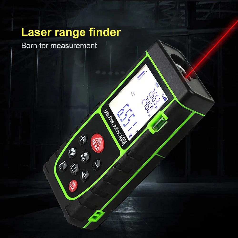 YIMAKER Handheld Laser Range Finder Laser Rangefinder Electronic Digital Ruler Diastimeter Measure 40M 60M 80M 100M YIMAKER Handheld Laser Range Finder Laser Rangefinder Electronic Digital Ruler Diastimeter Measure 40M 60M 80M 100M