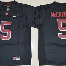 Новое поступление Стэнфордский кардинал Кристиан маккаффри 5 Горячая Распродажа-Блэкаут Размер M, L, XL, 2XL, 3XL ДЖЕРСИ