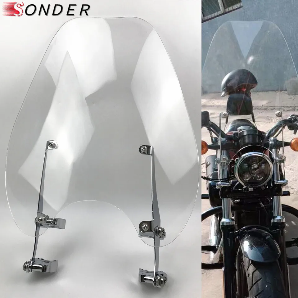 MotorcycleWindshieldWindshieldforHarley500Street75072Sportster