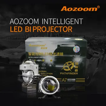 

2020 Aozoom Latest High Quality 2 Pcs 3 Inch Built in LED Bi Projector Lens