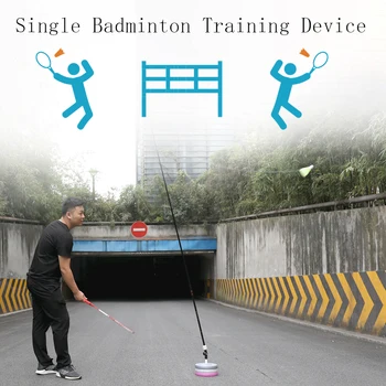 

Professional Badminton Trainer Stretch Badminton Robot Racket Training Sports Self-study Practice Machine Badminton Stroking