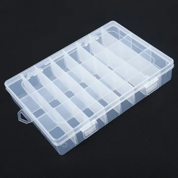 

Plastic Small Box organizador Compartment jewelry box Adjustable Organizer Storage Box Case makeup organizer container органайзе
