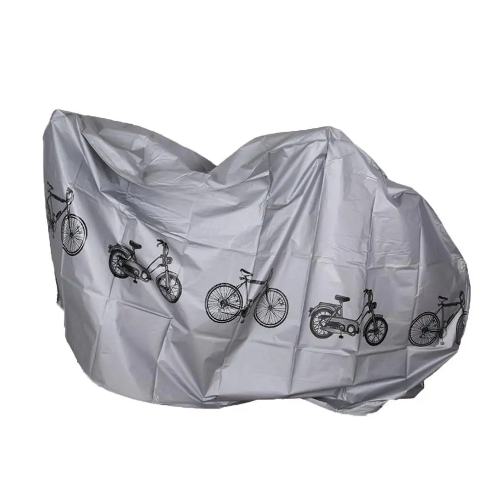 Серый мото велосипед мотоциклетные Чехлы Пылезащитный Водонепроницаемый открытый закрытый чехол для защиты от дождя пальто для велосипеда скутер