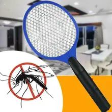 Tueur de raquette tenu dans la main électrique de mouche d'insecte de tapette de moustique en plastique protègent le tueur géant humain de mouche de tapette de moustique(China)