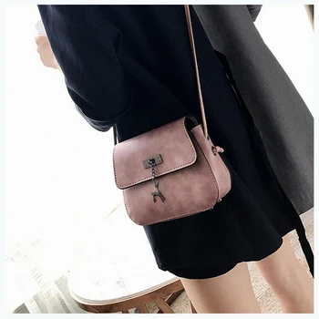 

Women Faux Leather Small Handbag Satchel Messenger Cross Body Shoulder Bag Purse