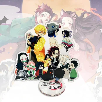 

4 Styles Anime Demon Slayer: Kimetsu no Yaiba Acrylic Stand Figure Model Double-side Nezuko Kagaya Action Figure Pendant Toys