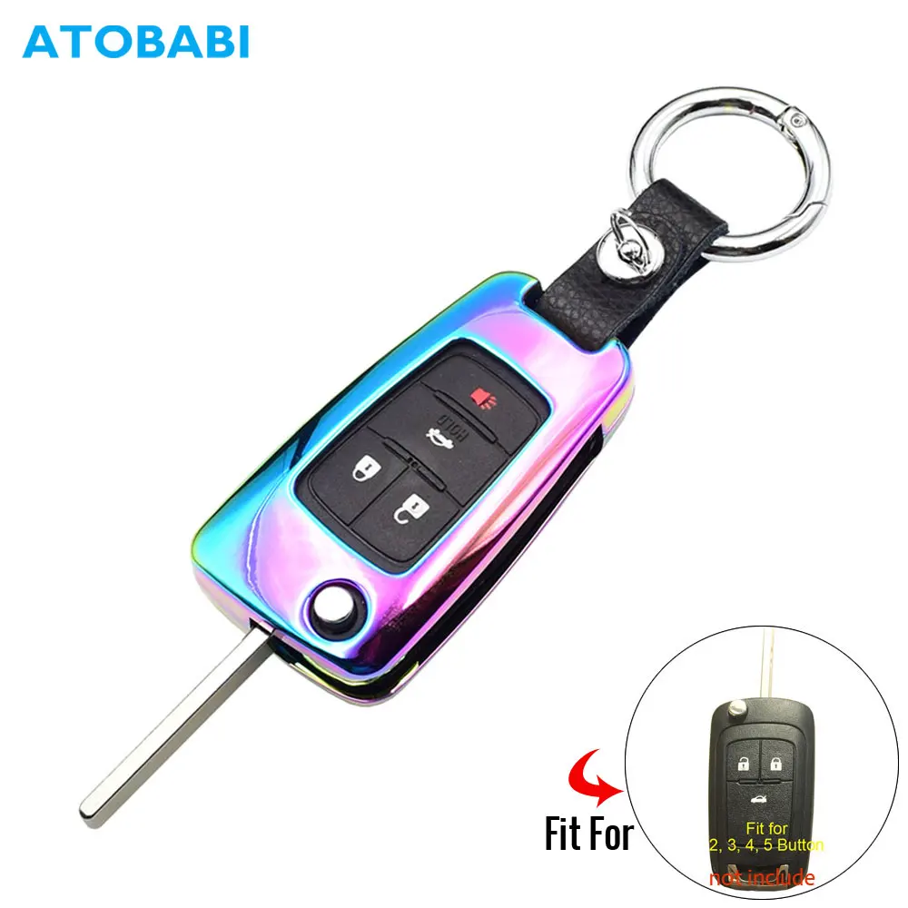 Чехол для ключей из цинкового сплава для Chevrolet Camaro Cruze Equinox Impala Malibu gms територия Buick LaCrosse дистанционный чехол для ключа