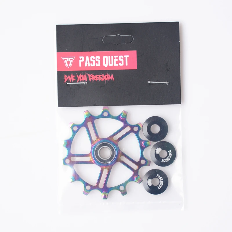 Продукт pass Quest велосипед аксессуары 14T Титан покрытие Метеор узкий/широкий переключатель Шестерни 5 мм Центр Диаметр