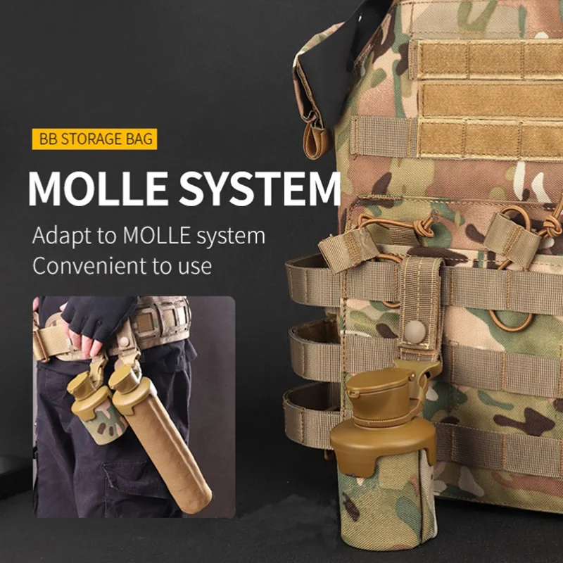 1000D нейлоновая тактическая система Molle большой объем магазин 3000 BBS охотничья сумка Пейнтбол страйкбол BB сумка для хранения