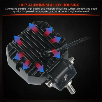

20W LED Work Light 2000LM DC 10-30V 6000K Turn signal Parts SUV Off-road