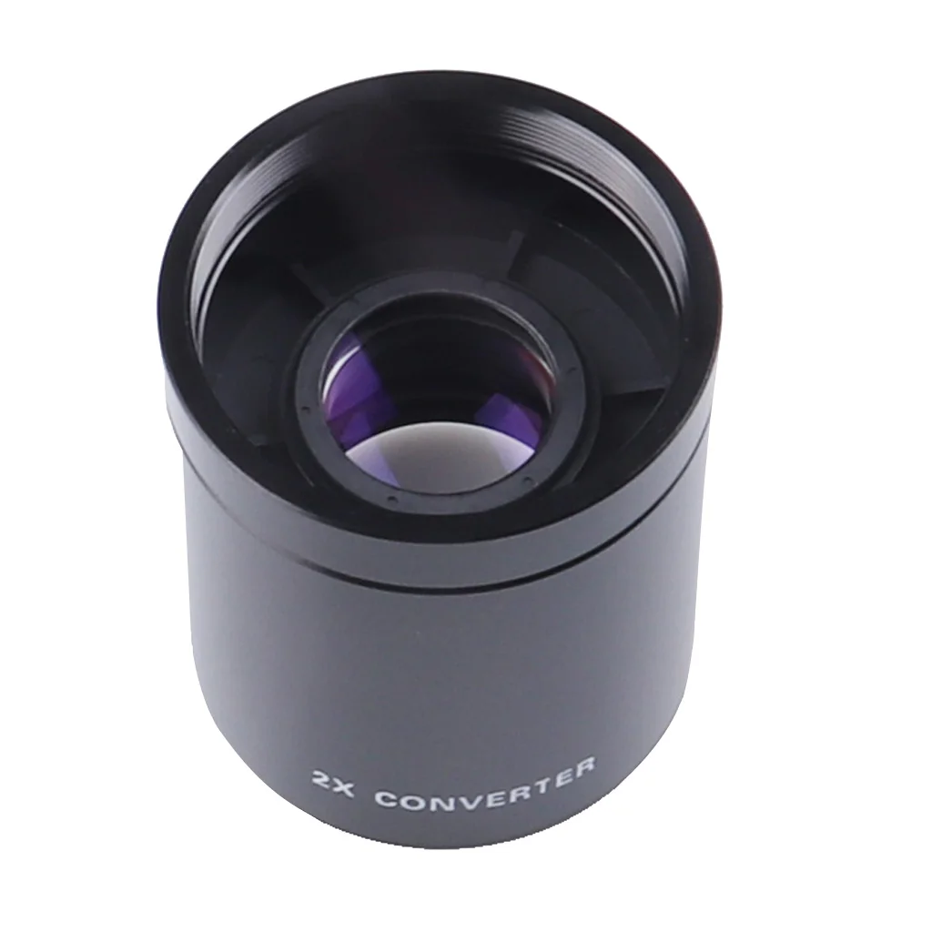 2X Teleconverter for Bower, Rokinon, Vivitar, Samyang, 500mm 800mm & 650-1300mm T-Mount Lens