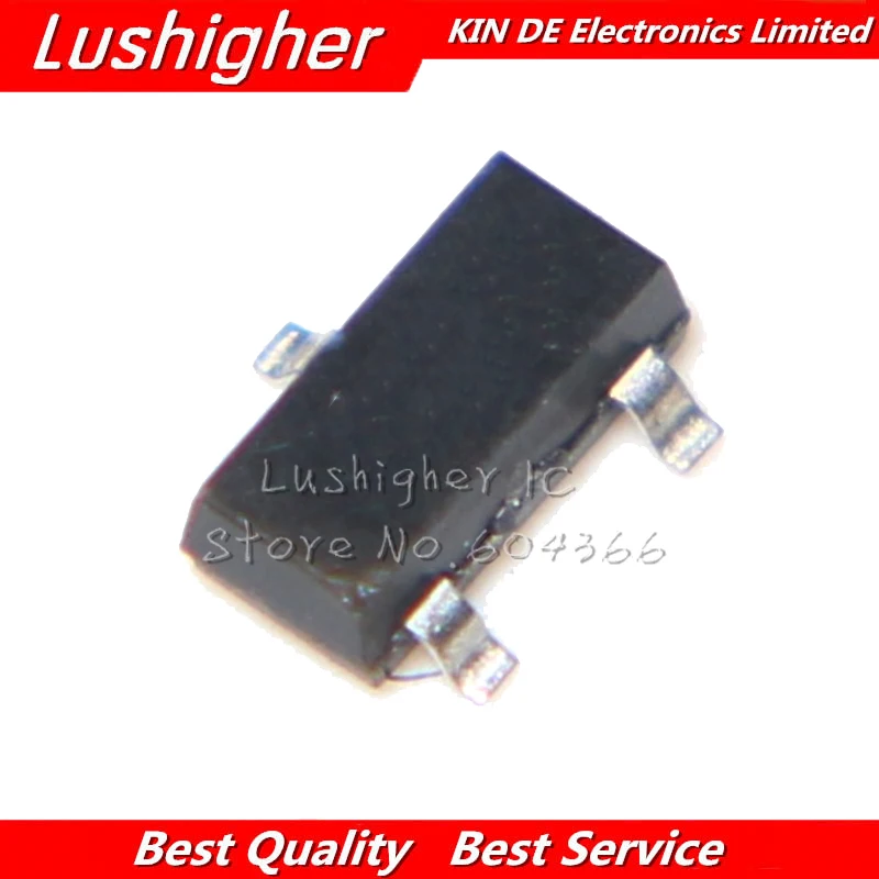 100 шт. 2N7002 SOT-23 7002 SOT23 2N7002LT1G сигнал n-канал MosFET маркировка: 702