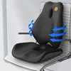 Memory Foam Office Chair Cushion Support Waist Back Orthopedic Pillow Lumbar Massage Hip Coccyx Pillow Car Seat Cushion Set Pad 1