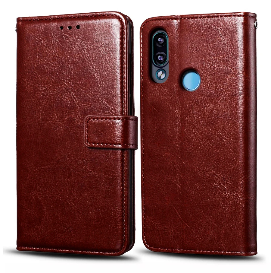 6,2" чехол для Xiaomi Redmi 7 чехол с откидной магнитной крышкой и Бизнес кошелек кожаный чехол для телефона для Redmi7 Coque с держатель для карт - Цвет: Коричневый