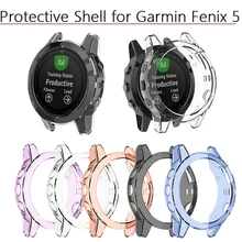 Чехол для Garmin Fenix 5, чехол для смарт-часов, пыленепроницаемый протектор, сменный противоударный ТПУ защитный чехол, аксессуары