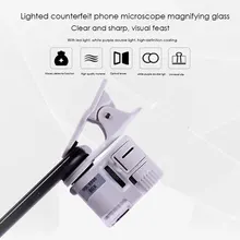 60X микроскоп геодезические трубы Рождественский подарок практичный 60 раз микроскоп водонепроницаемый три LR43 источник питания(в комплекте) мини