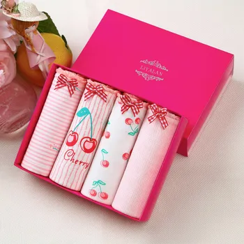 

4 pcs/lot Cotton Underpants Women Panties Sexy Waist Underwear Female Briefs Soft Underwear Female Lingerie NJR SGXL