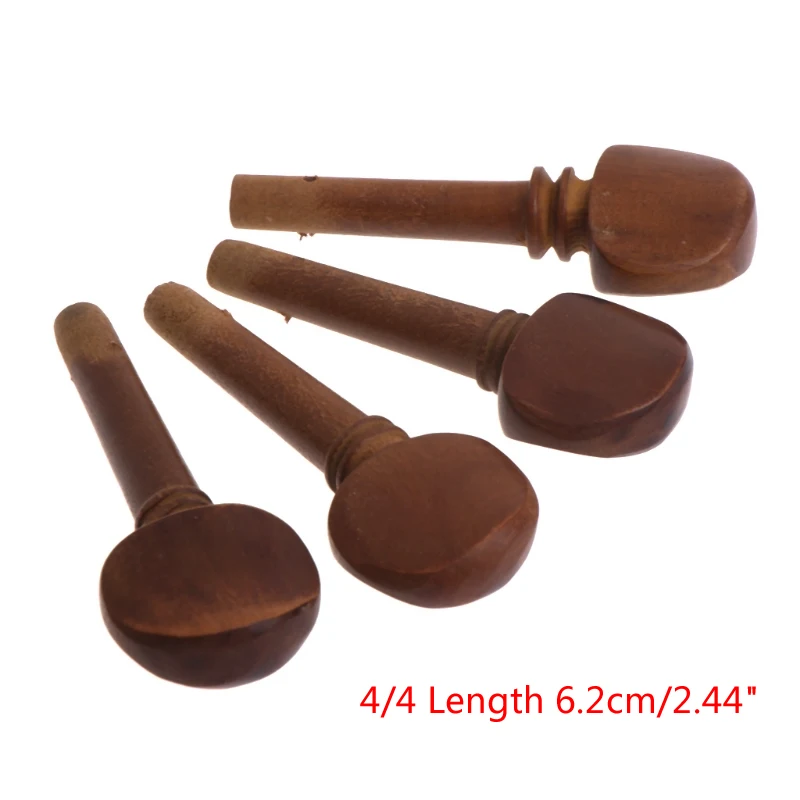 44 4 шт. 1/8 1/4 1/2 3/4 4/4 древесина ююба скрипки Колки Endpin Набор Замена Q6PB - Цвет: 44