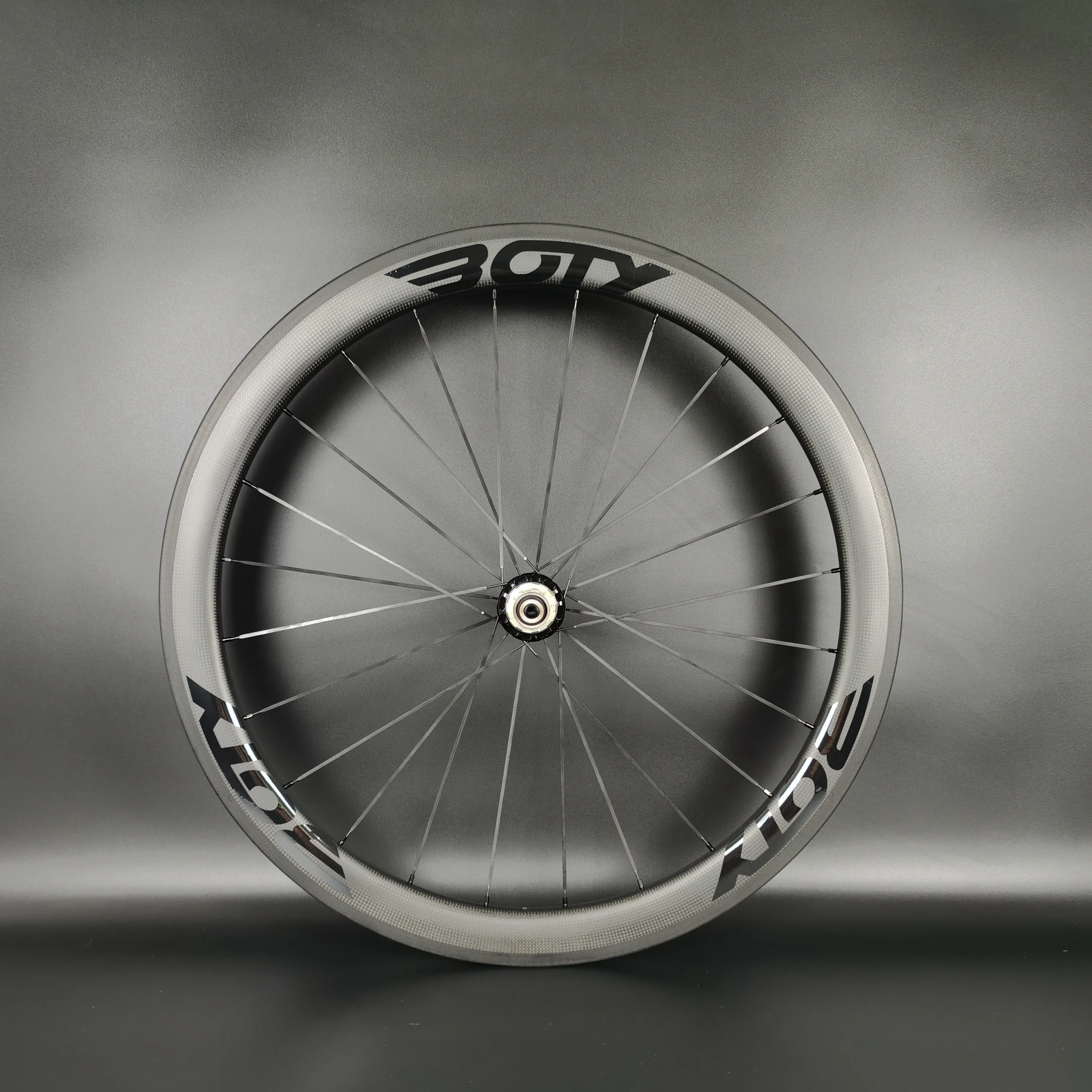 BOTY 700C Road bike light carbon wheels 50mm depth 25mm width clincher/Tubular Bicycle carbon wheelset with BOTY black decals
