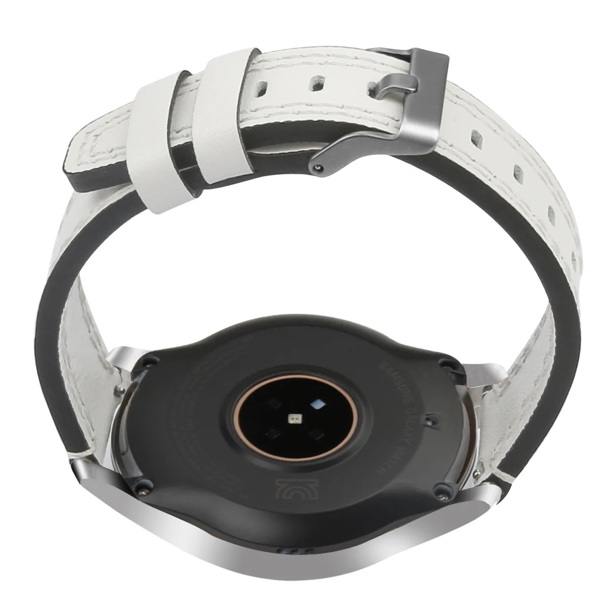 Кожаный ремешок huawei gt 2 для samsung gear sport S2 S3 Classic Frontier galaxy watch 46 мм ремешок 22 мм huami amazfit Bip мужские черные