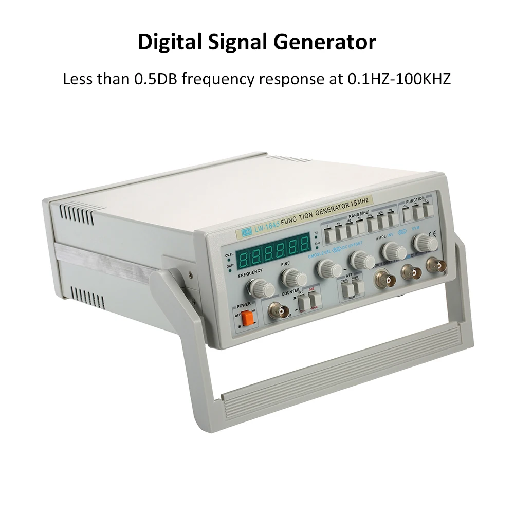 

LW-1645 Wave Digital Function Signal Generator 0.1Hz-15MHz Frequency AC 220V