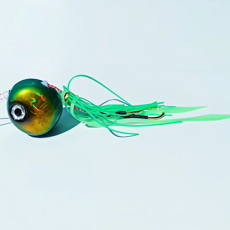1 шт. 150 г/120 г/100 г/80 г/60 г/40 г Pesca Slider Snapper/Sea bream джиг голова с юбкой свинцовый