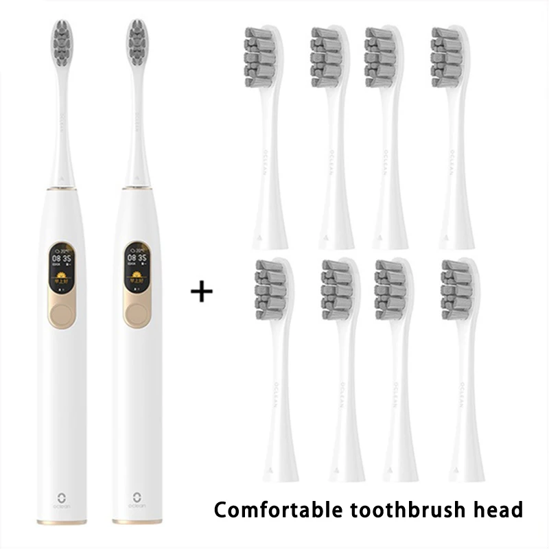 Золотой Глобальная версия mijia Oclean X sonic электрическая зубная щетка для взрослых Водонепроницаемая ультра звуковая Автоматическая быстрая зарядка зубная щетка - Цвет: Золотой