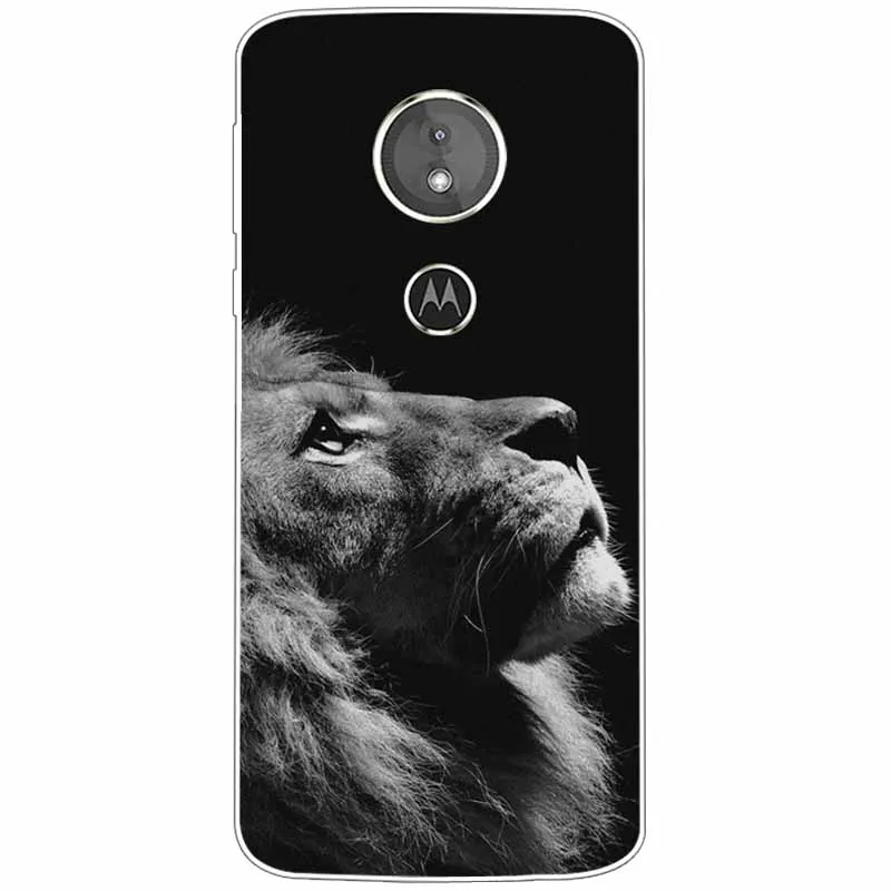 Animal Design TPU Soft Silicone Clear Case for Motorola Moto G6 Series